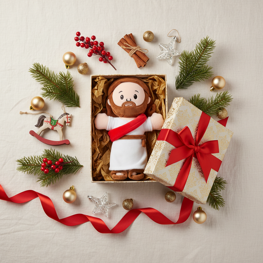 Boîte cadeau Noël