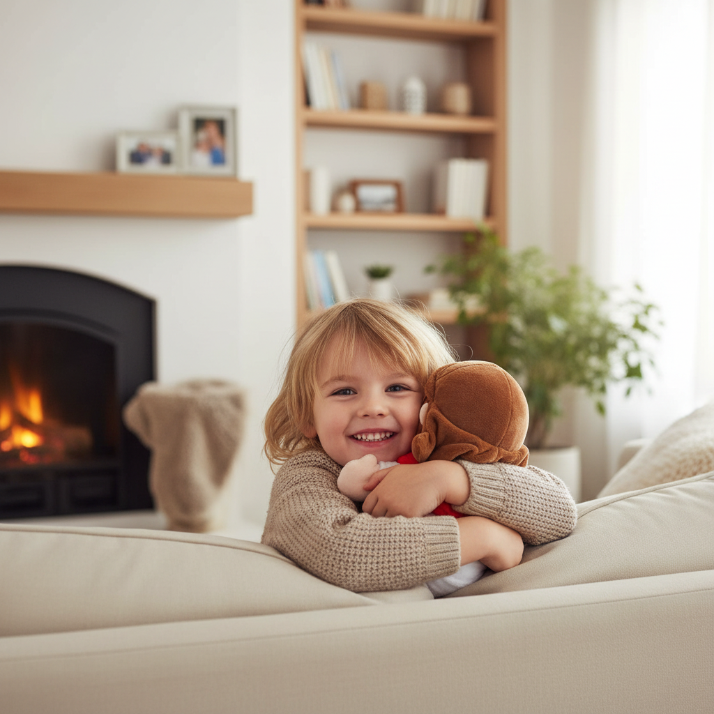 Câlin enfant